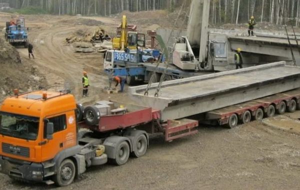 Перевозка крупных ЖБИ изделий на трале - Черкесск, цены, предложения специалистов