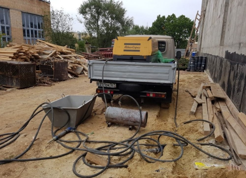 Компрессор Прокат компрессора Atlas Copco 287Cd с отбойными молотками взять в аренду, заказать, цены, услуги - Черкесск