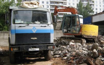 Вывоз строительного мусора, погрузчики, самосвалы, грузчики - Черкесск, цены, предложения специалистов