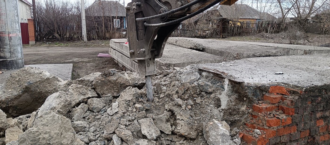 Услуги и заказ гидромолотов для демонтажных работ в Карачаево-Черкесии